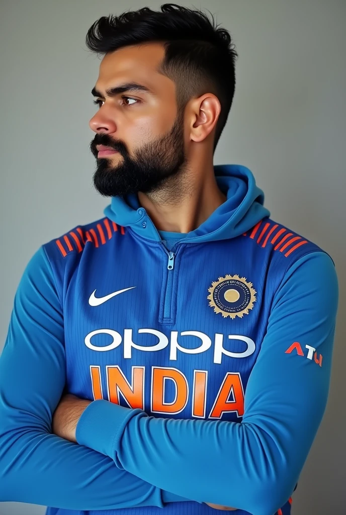 Virat kohli picture wear India shirt