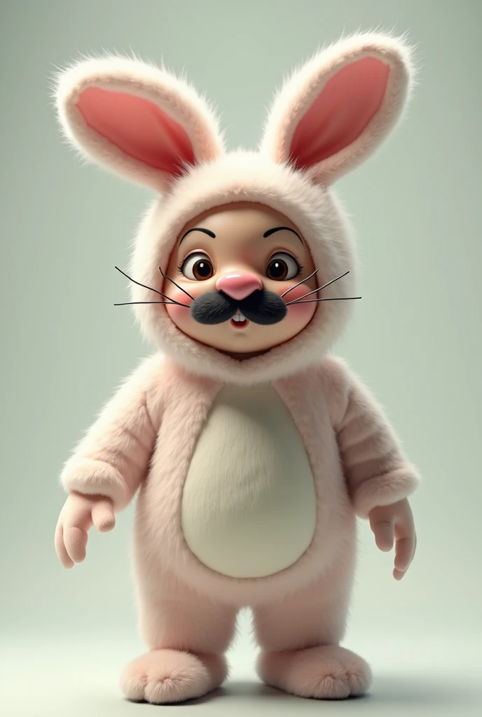 Hitler dressed as a bunny

