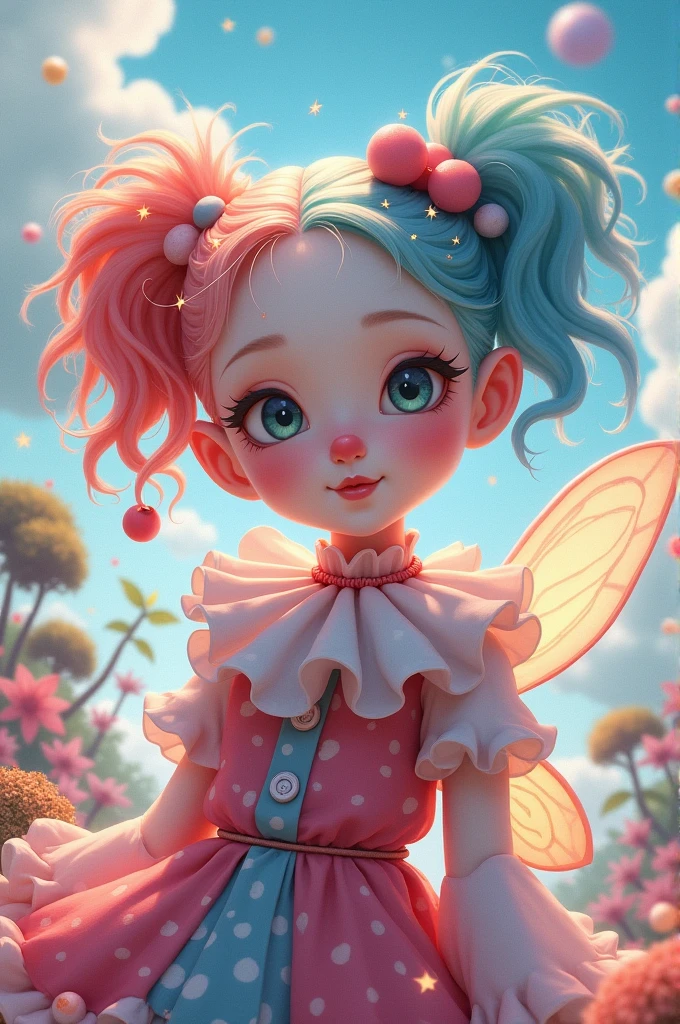 Clown fairy girl anime