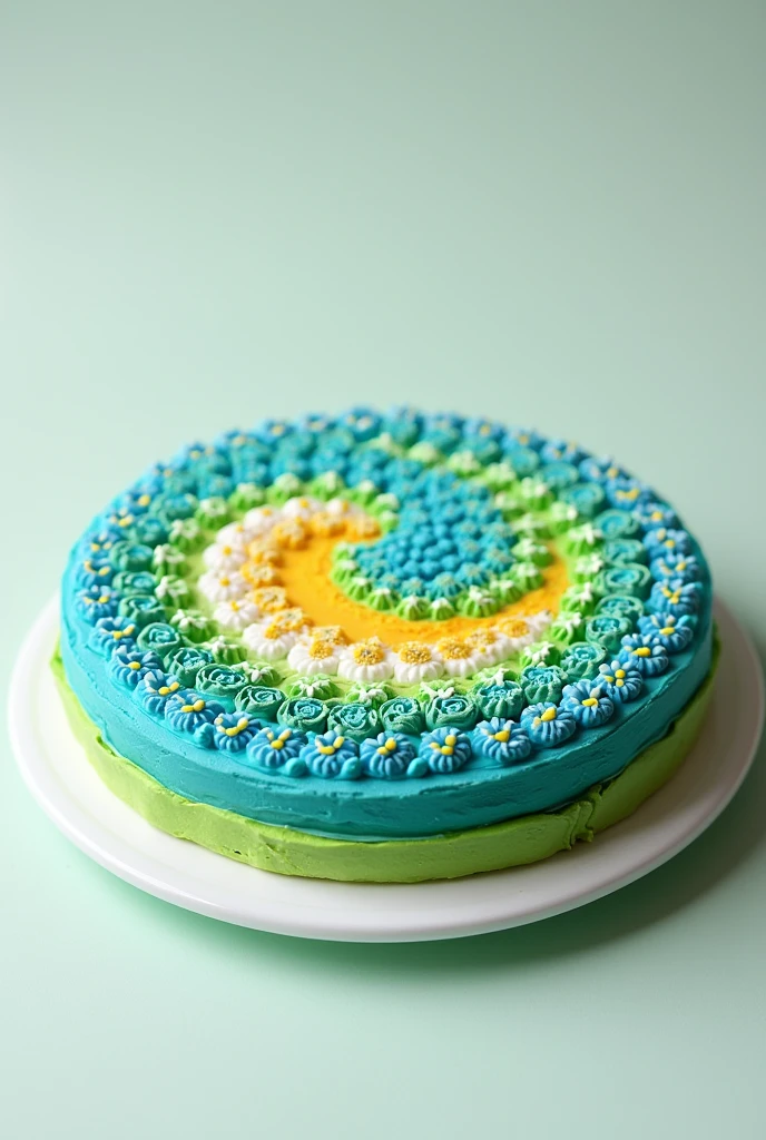 Frisbee decorated cake