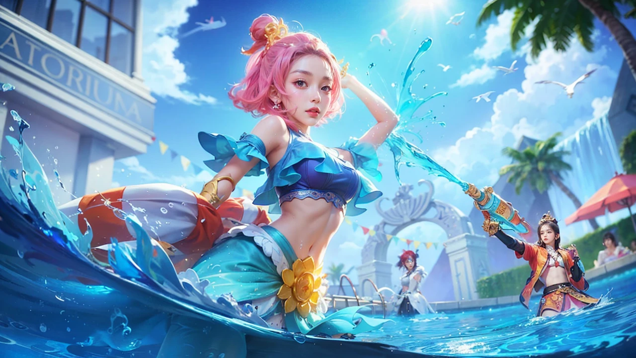 a close up of a girl,black hair hair, big booobs , shadowbringers cinematic, 4 k detail fantasy, a beautiful fantasy empress, game cg, xianxia fantasy, xianxia hero, 2. 5 d cgi anime fantasy artwork, cinematic goddess close shot, ruan jia and artgerm, wow 4 k detail fantasy, hyperdetailed fantasy character