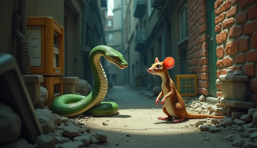 Sneake and rat