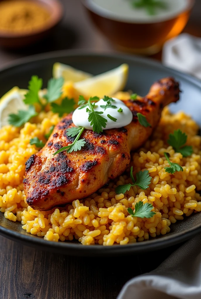 Chicken Tikka Khichdi