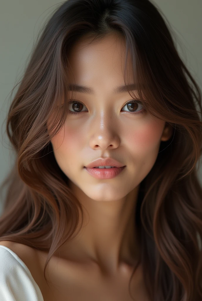 Someone named with djihan, make it Indonesian face,brown hair