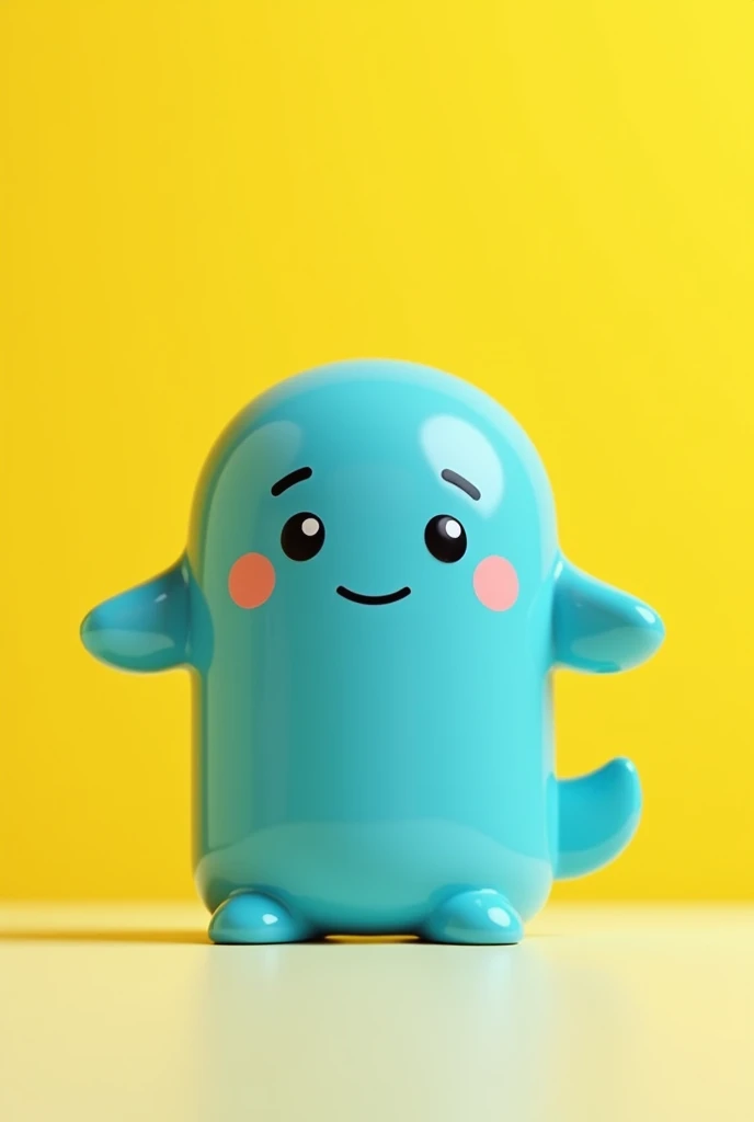 Smart blue profile picture yellow background cute