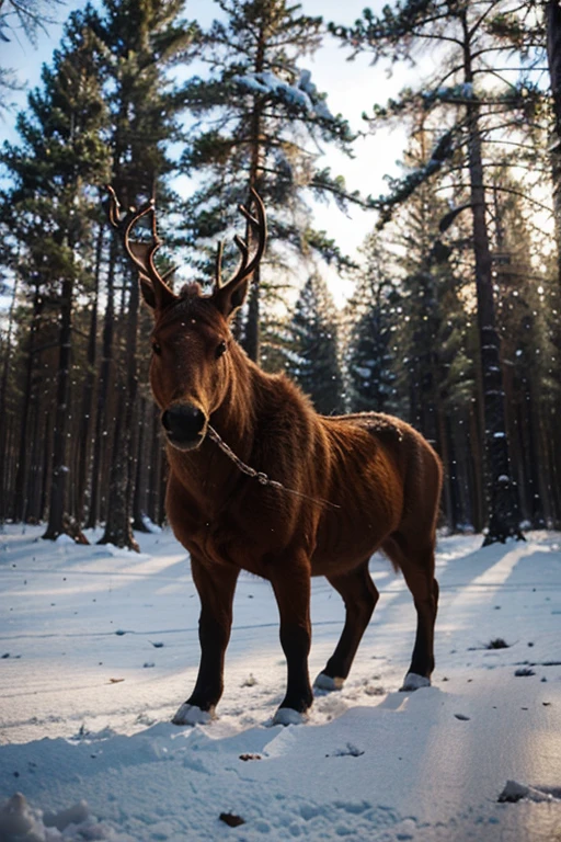 forest winter animals