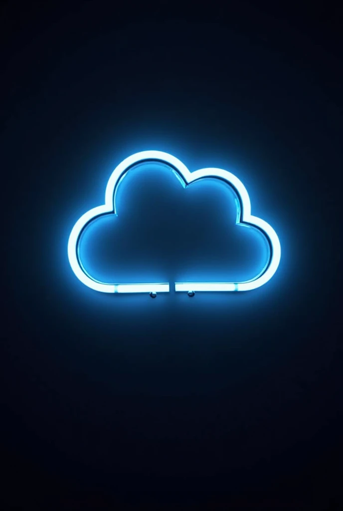 Logo of a pub called the cloud With LEDs add more striking details