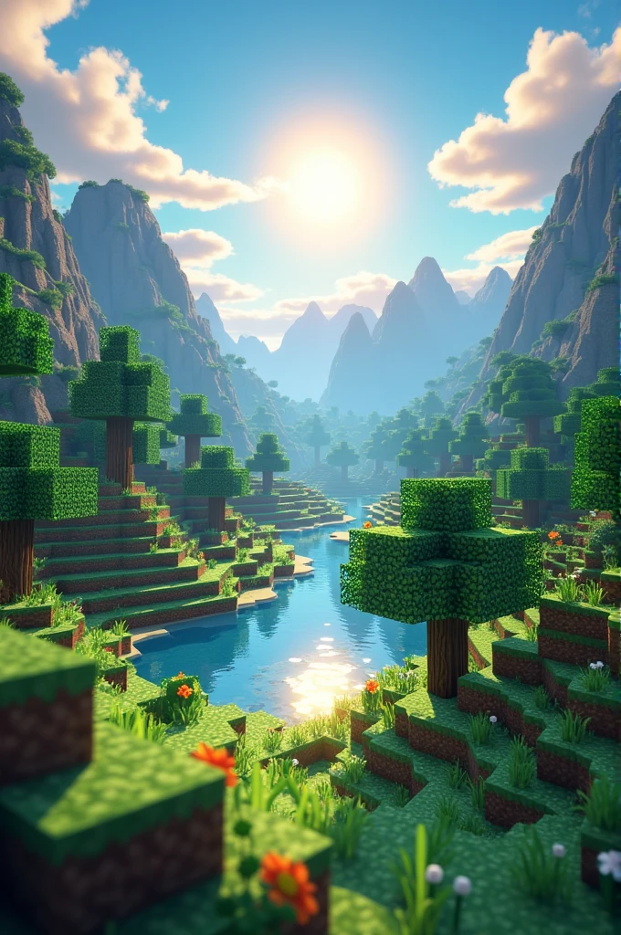 Make a minecraft overworld without player trailer graphic animated minecraft trailer graphic
