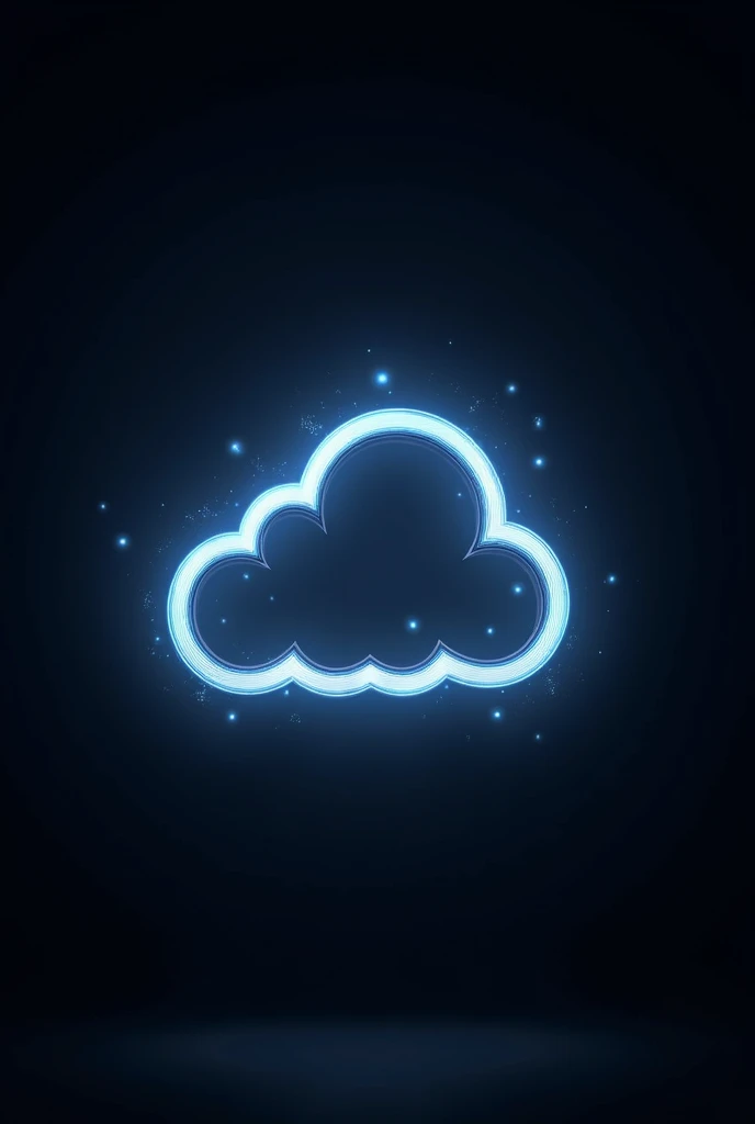 Logo of a pub called the cloud With LEDs add more striking details and increase the name of that image