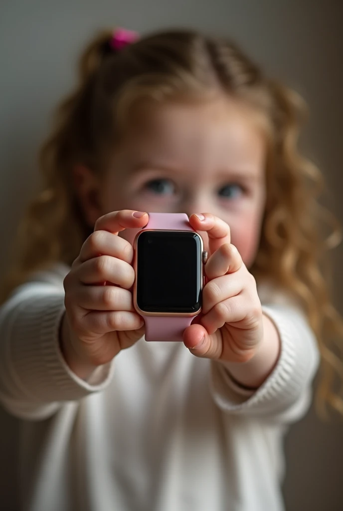 (Apple watch On girl hand)