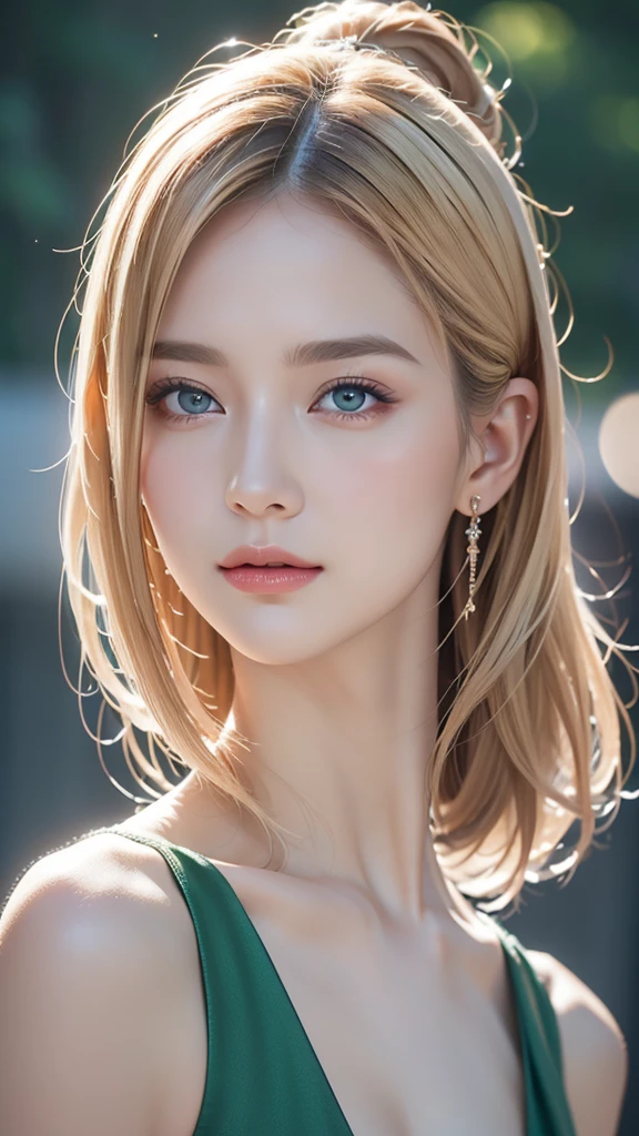 Immerse yourself in the elegance and sophistication of a beautiful blonde girl with captivating sparkling green eyes. Utilize 3D techniques and Octane rendering in 8K resolution to create a hyper-realistic portrayal of her detailed face. The intricate sharp details and smooth rendering style, combined with cinematic studio de lighting, will make this artwork a true masterpiece. Be prepared to make a splash on ArtStation as it becomes a trendsetter in the digital art community.