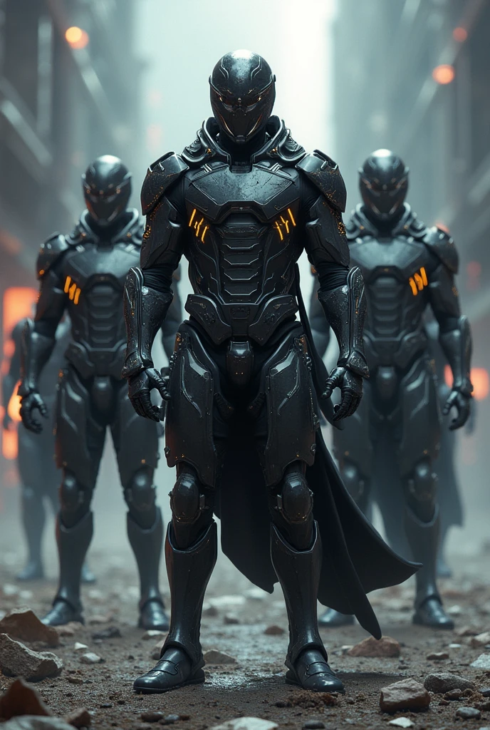 men with technological armor
