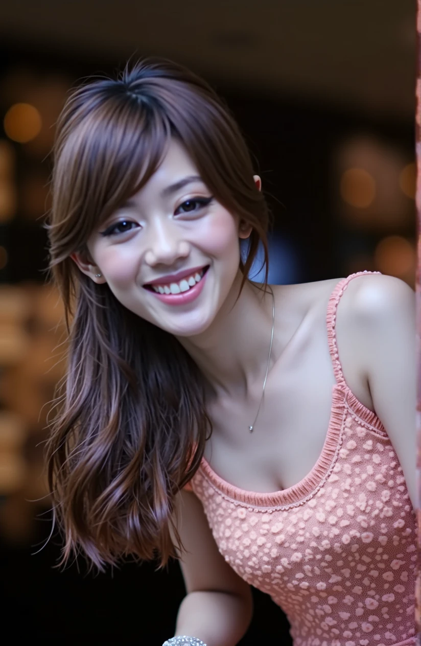 (((Character's appearance.Hair color.Details must be copied exactly from the original image)))((masterpiece. masterpiece. real photos ))Maintain eye contact with the audience.She is Taiwanese.Delicate skin.Lovely big eyes.Charming lips slightly parted. Beautiful girl named SOFY.