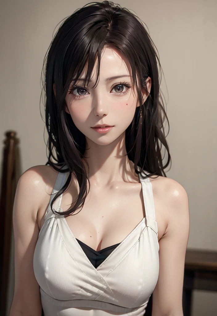 (masutepiece:1.4), (8K, Photorealistic, Raw photo, Best Quality: 1.4), Japanese, (1girl in), Beautiful face, (Realistic face:1.4), (very detail hair:1.3), Beautiful hairstyle, Realistic eyes, Beautiful detailed eyes, (Realistic skin:1.3), Beautiful skin, Attractive, 超A high resolution, A hyper-realistic, Highly detailed, Golden ratio, (Detailed face:1.4), (Realistic medium breasts:1.4), (Braless:1.4), perky_,