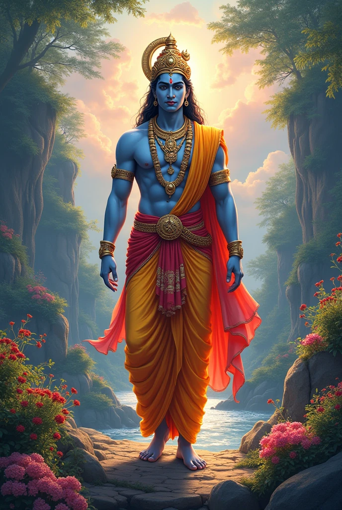 Shree Ram colourful image