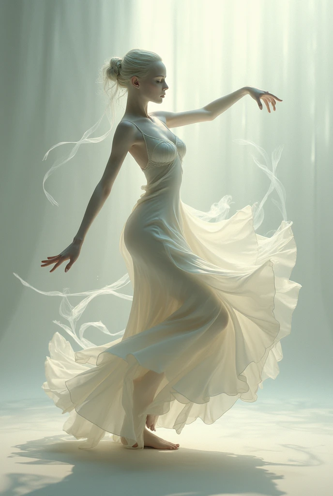 Humanlike figure dancing