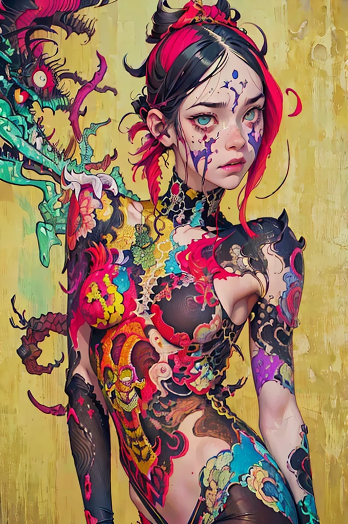 INIT_Prompto: There is ugliness in beauty, but、There is beauty in ugliness. Adrian Jeanie style, Try Andrews, Jenny Saville, Edward Hopper, Surrealism, The Dark Art of James Jean, takato yamamoto, Inkpunk Minimalism. c++ARAVAGGIO_endprompt