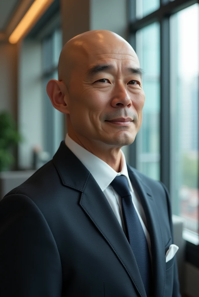 Bald and baby faced、A 45-year-old Japanese businessman based in Shanghai who used to be popular。Name is「Brushing」