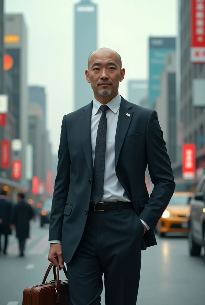 Bald and baby faced、A 35-year-old Japanese businessman based in Shanghai who used to be popular。Name is「Brushing」