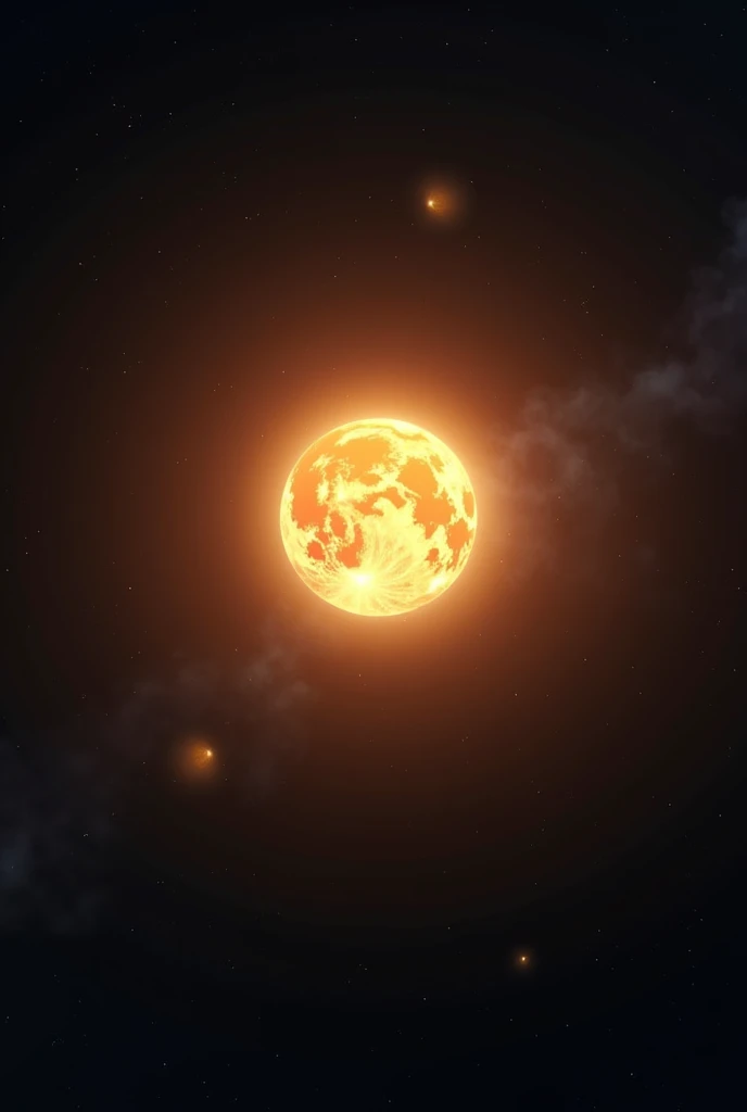 A beautiful star in space
