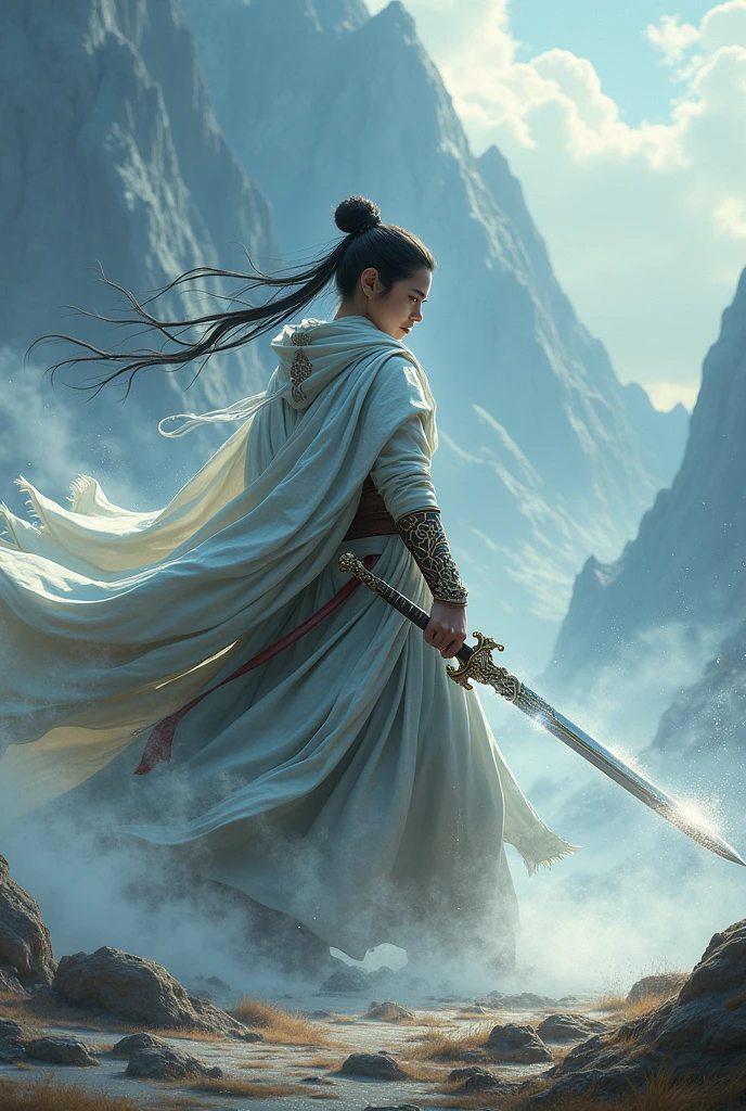 A swordsman who controls the wind