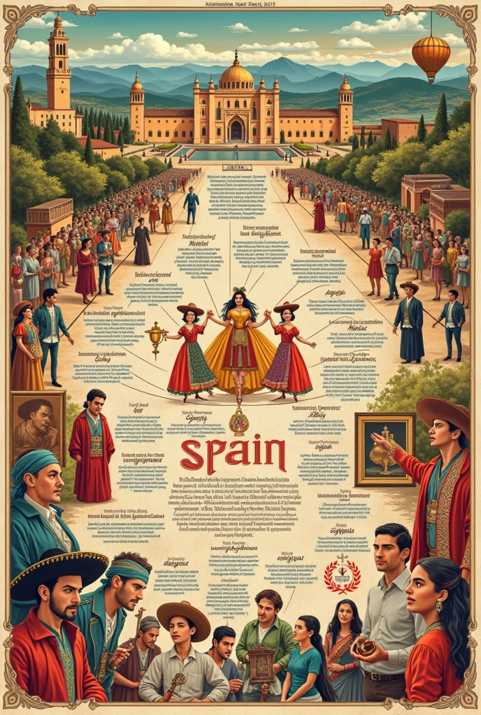 * A poster making, (trivia on Spain, Spanish speaking countries, the language Spanish itself) - big enough for a 15 marks