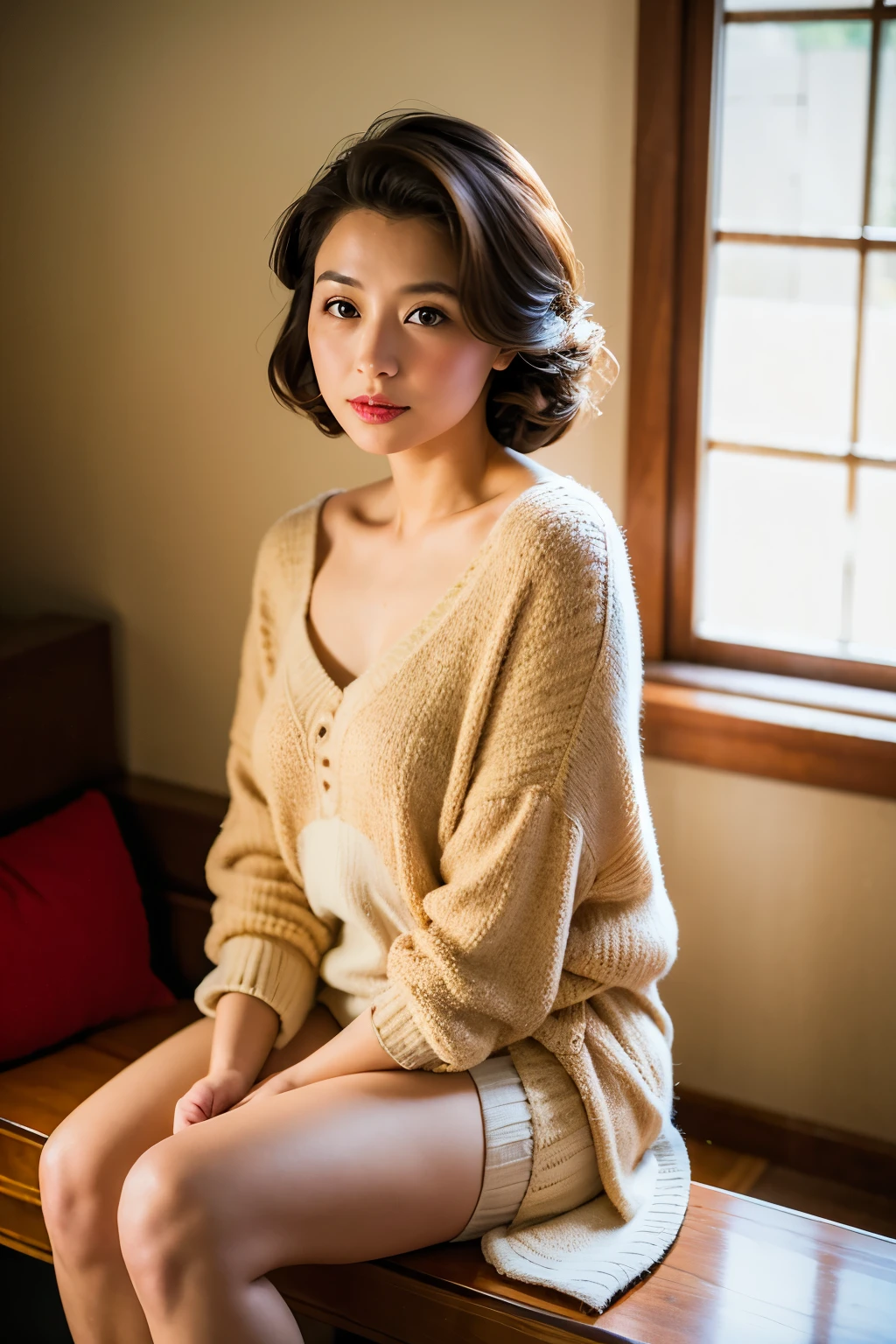 Married Woman、High definition、Real、40s、Soft Light、sexy、Japanese、Clothing