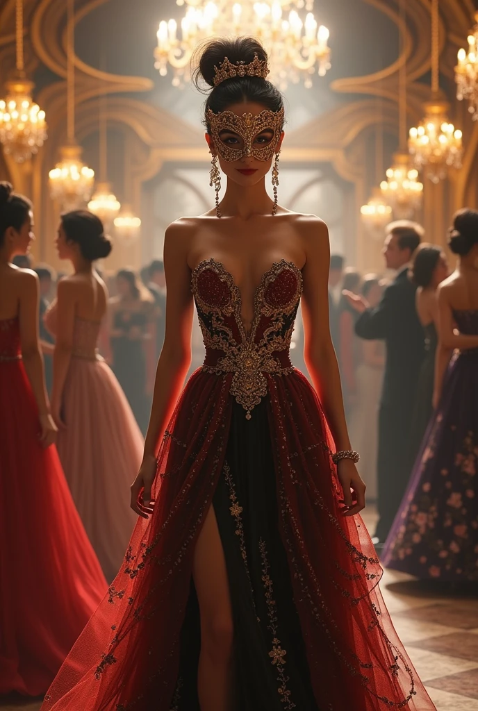 Character Sang Zhi from hidden love at a masquerade ball