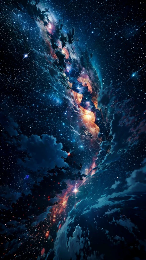 universe，null，meteor，Town，Flowing Clouds，