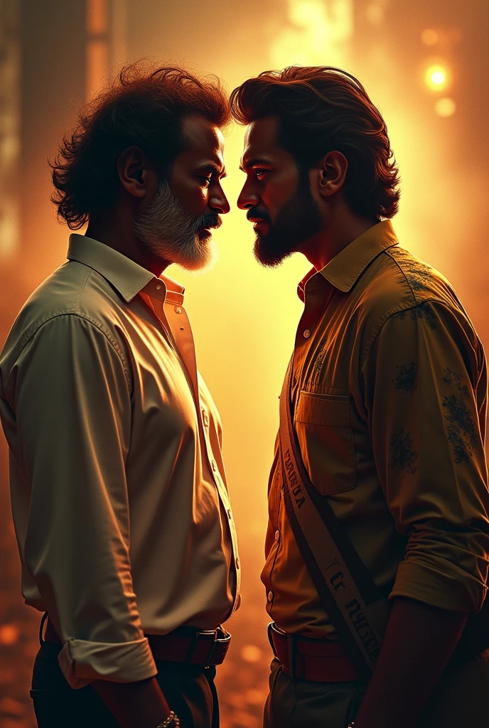 Pic of rajini and simbu together