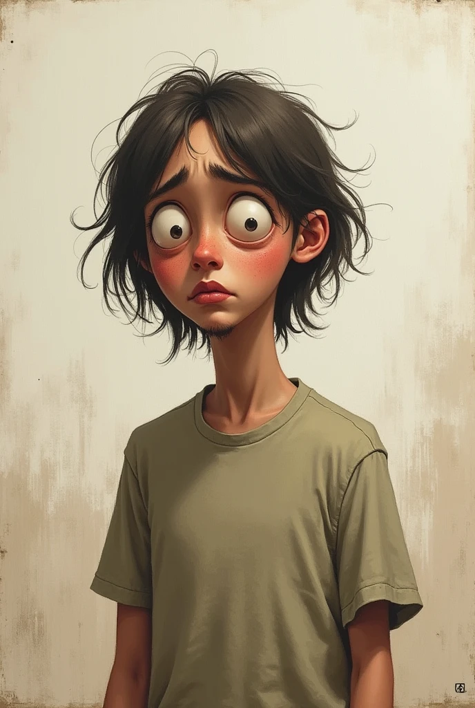 painting scared not so deep easy to draw