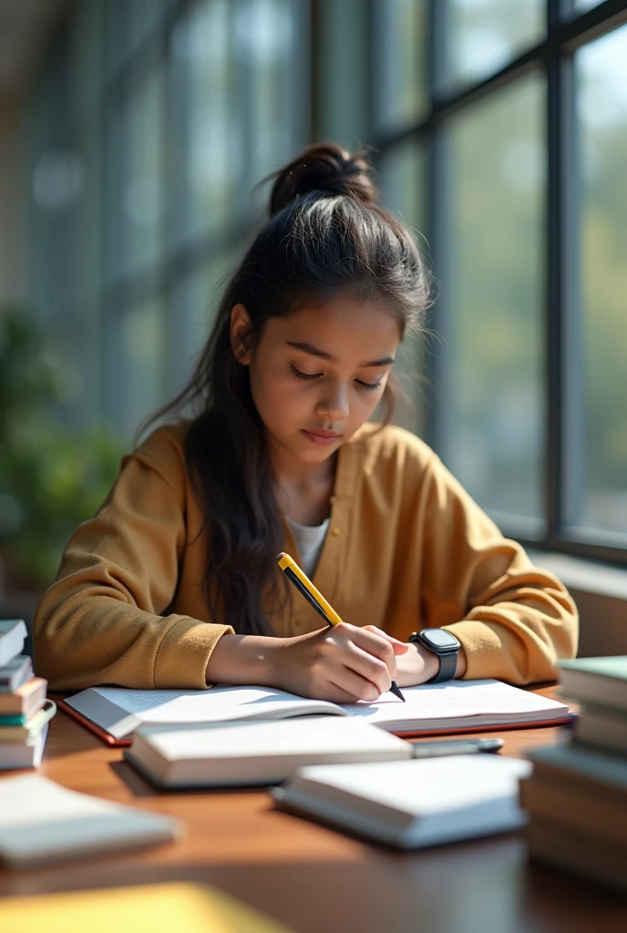 Girl studying in iit delhi