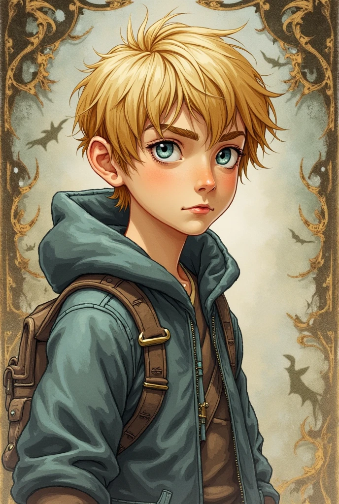 BASTIAN Novel straight Drawing,  not human if not drawing and blonde