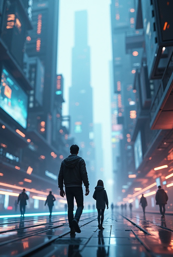 Futuristic image showing the metaverse