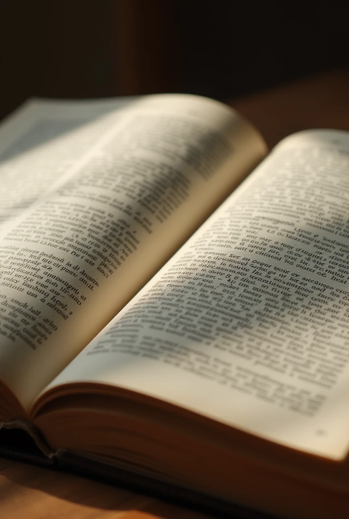 image of an open book with its pages still