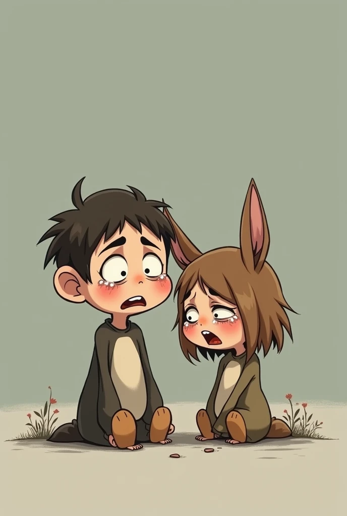 scared and sad cartoons