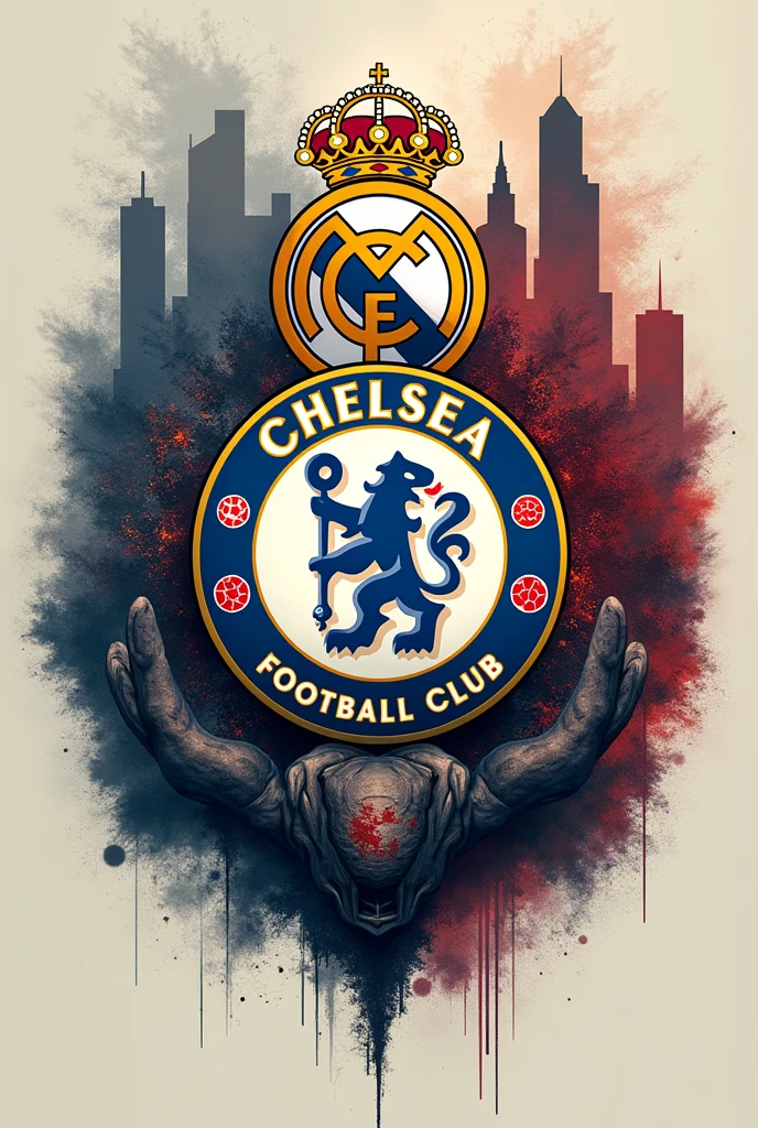 Chelsea's crest fusion, real madrid, Leeds, Tothemham y Luton town