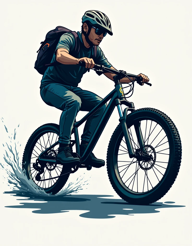 Give me 4 logo templates for a bike washing business 