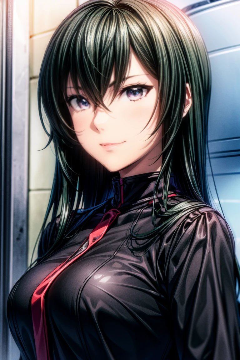 masterpiece, best quality, extremely detailed cg unity 8k wallpaper, extremely detailed, super fine illustration, beautiful, official art, production art, by famous artist, masterwork, exquisite, ultra high res, ultra detailed, insanely detailed, finely detailed, ultra quality, high quality, top quality, absurdres, absolutely resolution, incredibly absurdres, hair between eyes, long hair, black hair, pink eyes, 16k, anime screencap, anime style, anime best girl, beautiful portrait of cute anime grils, 