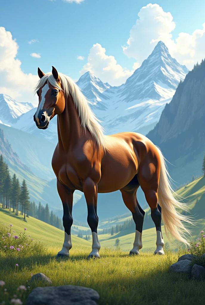 beautiful horse on lusha