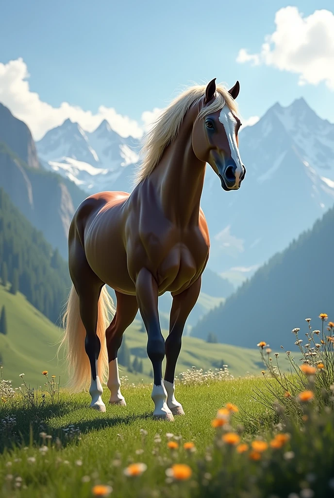 beautiful horse on lusha