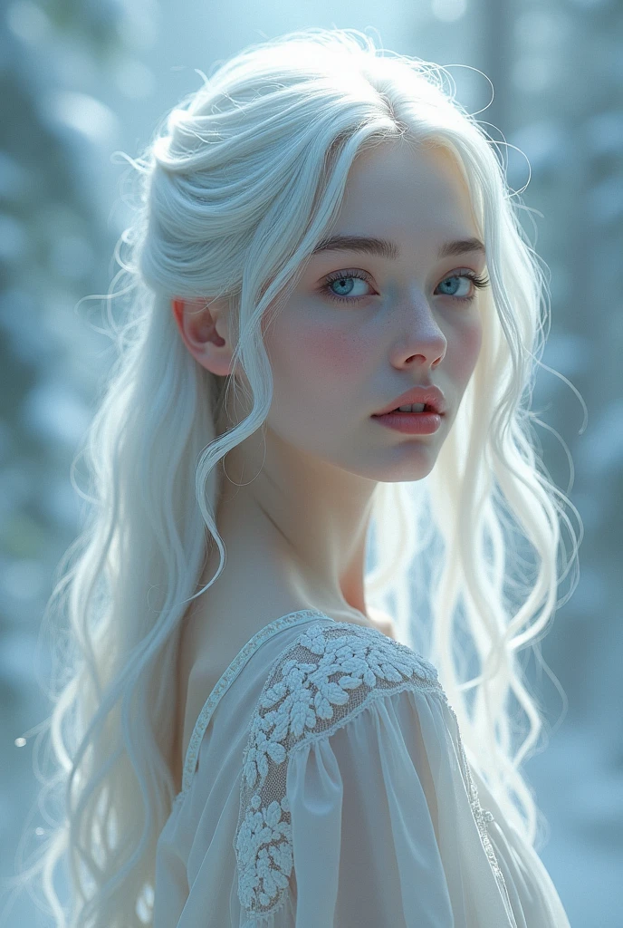 White Hair Girl

