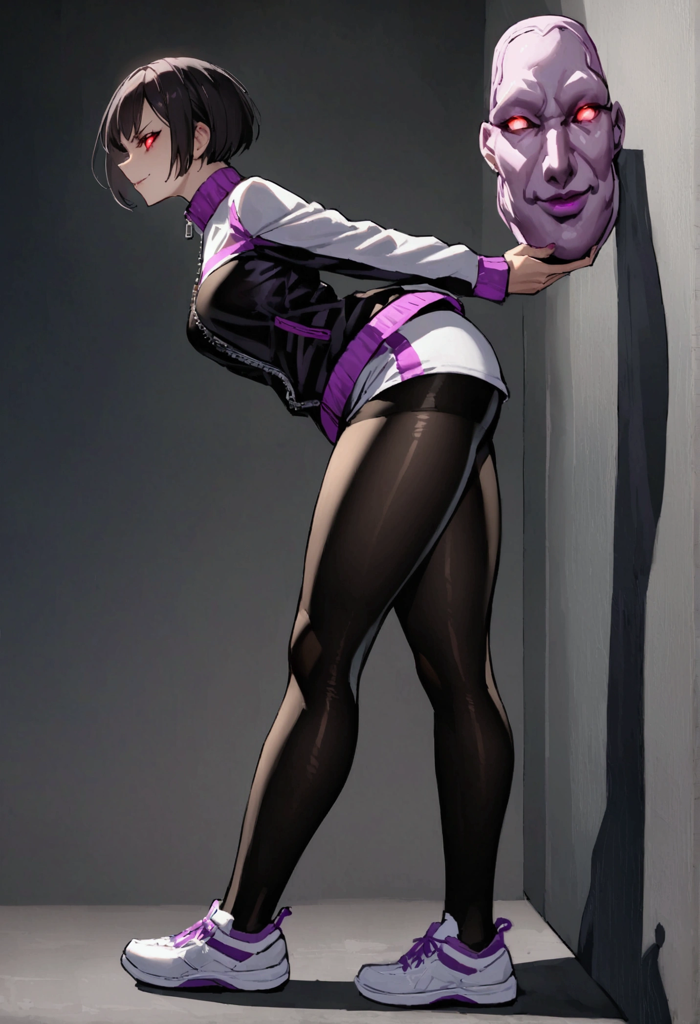 A 20 year old ebony skinned girl giving fellatio to a boy. Have the dark skinned girl on her knees while the boy is standing up. The boy wears a girly pink skirt with his penis peeking from under it and the girl is sucking it. The boy is blusing and feeling nervous as he looks down at her sexually performing on him. Make it an ass shot. Give the girl a big butt and big tits. Put glasses on her and make her look nerdy. The noy is the one wearing the skirt, not the girl. Femboy, feminine male, femboy, submissive male, dominant female, reverse rape,
