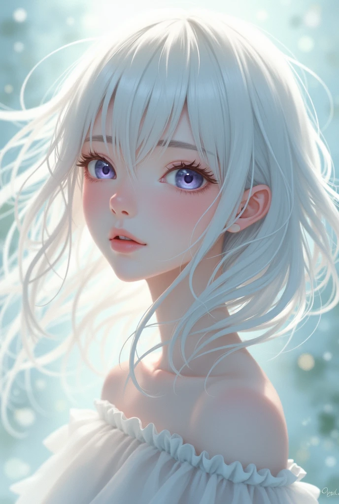 White-haired girls are cuter, more anime-like, and dreamy.