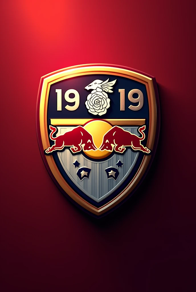 Escudo del leeds united red bull
