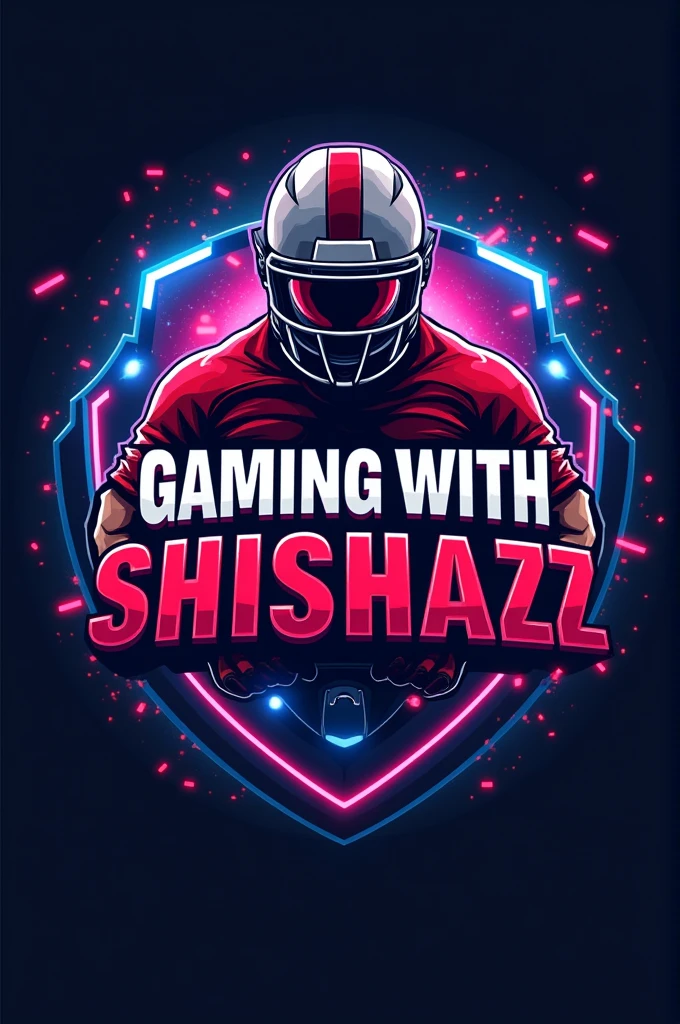 Custumize my gaming logo GAMING WITH SHISHAZZ with football games 