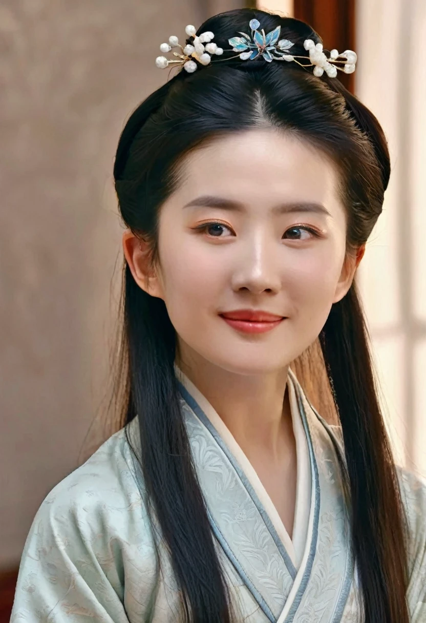 (hyperrealistic), (illustration), (high resolution), (8K), (extremely detailed), (best illustration), (best quality), (ultra-detailed), (masterpiece), (wallpaper), (photorealistic), (natural light), (1girl:1.52), (solo:1.51), (beautiful detailed eyes), (detailed beautiful face), (high detailed realistic skin texture), (anatomically correct), (high detailed realistic hair), (caramel hair:1.35), (heterochromic eyes), (detailed eyes), (black eyes:1.37), (sparkling eyes), (realistic huge breasts:1.57), (slender abs), (dynamic modelling pose), (closed tiny mouth:1.3), (concentrated expression), (fullbody:1.56), Luxurious Empress of the Chinese Court in the Qing Dynasty The background of this perverted and erotic woman wearing a crown and tying her hair in a knot on both sides (pornographic pose) in a luxurious Chinese court of the Qing Dynasty is the Empress of the Chinese Court in the Qing Dynasty. The setting is a luxurious room, shoulders, nude, smile
