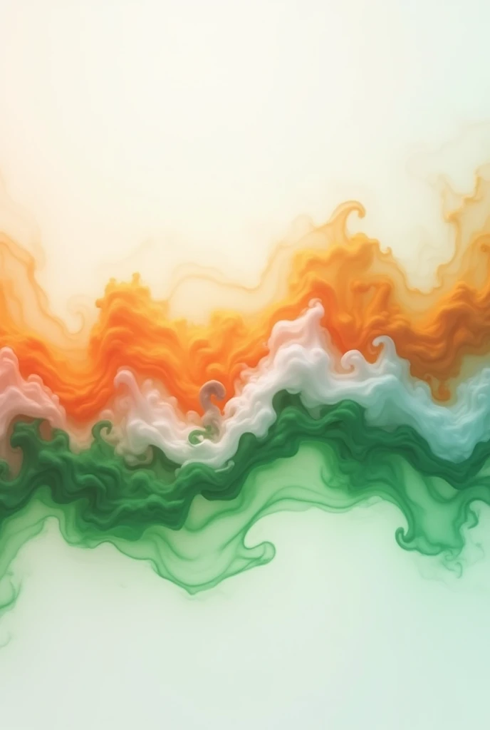Indian flag colour smoke vertical