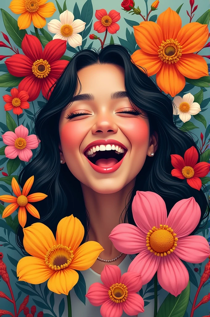 Album written laughter and flowers