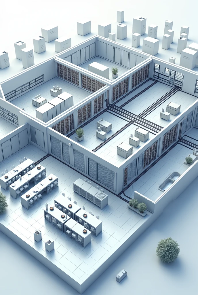 Generates an image of a Structured Cabling Subsystem with Work Area (WA)
2. Horizontal Wiring (Hc):
3. Telecommunications room .
4. Backbone cabling:
5. Equipment room (is):
6. Service Entrance (IF):
7. Administration you can point out its parts